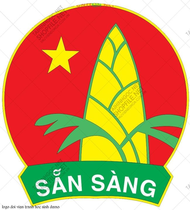 logo doi vien tranh hoc sinh 